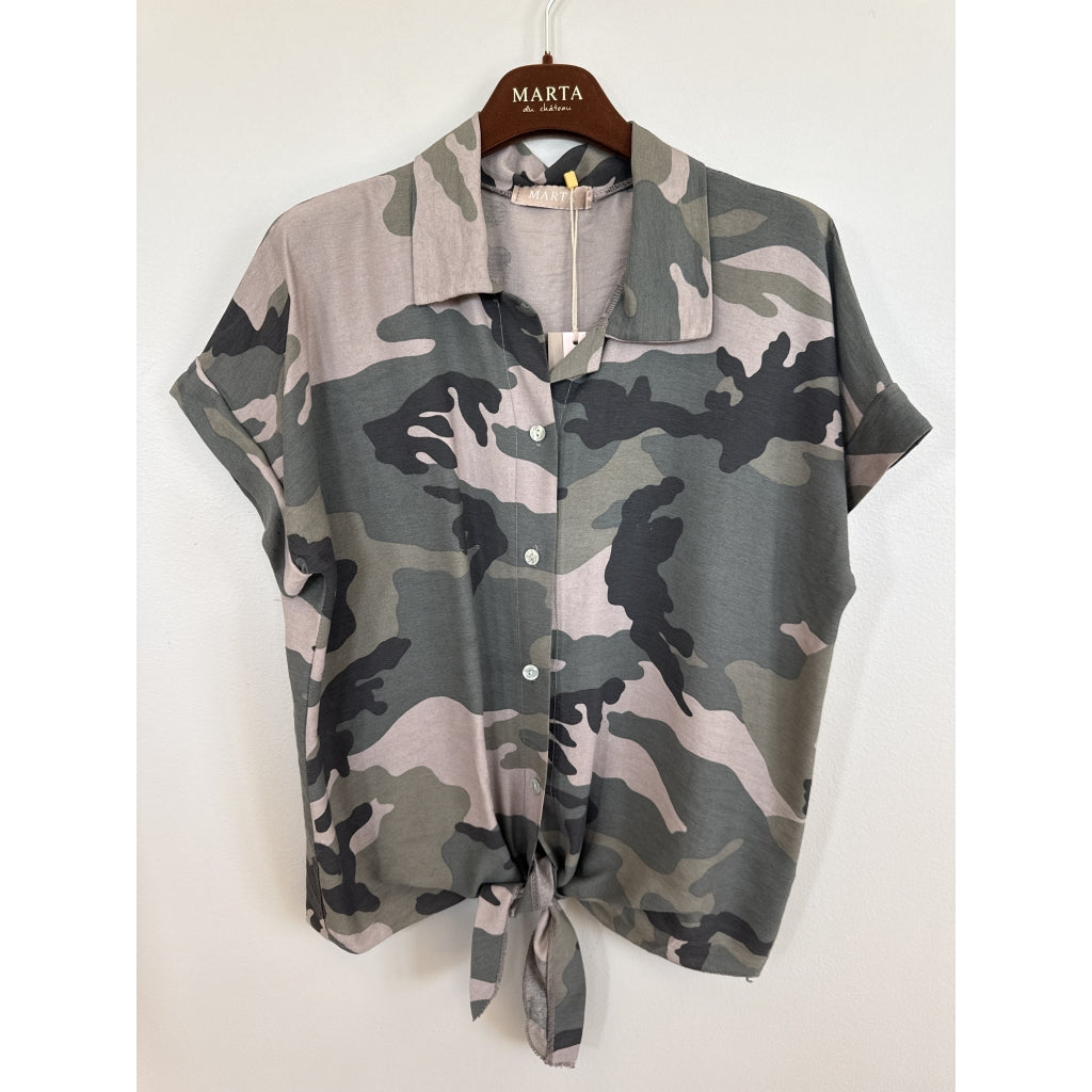MARTA DU CHATEAU Marta Du Chateau Dame Skjorte MdcVianne Shirt Military6