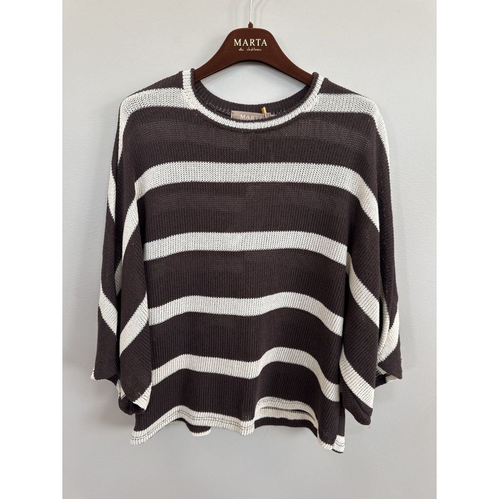 MARTA DU CHATEAU Marta Du Chateau Dame Strik MdcCascade 58678 Knit Moro/Panna