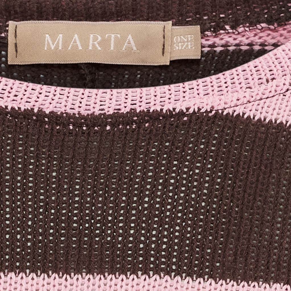 MARTA DU CHATEAU Marta Du Chateau Dame Strik MdcCascade 58678 Knit Moro/Pink