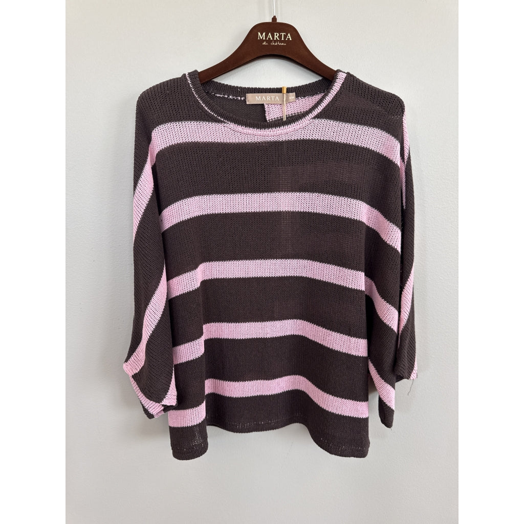 MARTA DU CHATEAU Marta Du Chateau Dame Strik MdcCascade 58678 Knit Moro/Pink