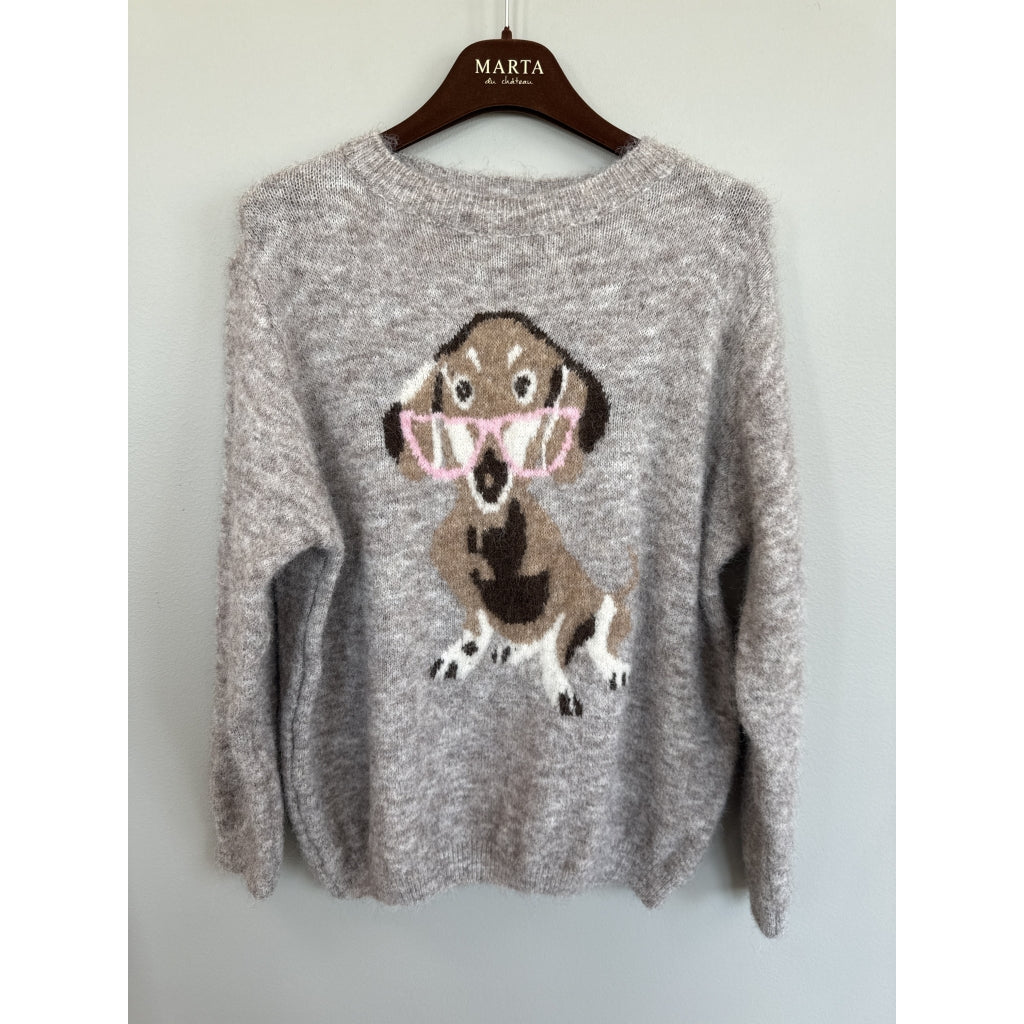MARTA DU CHATEAU Marta Du Chateau Dame Strik MdcCoraline 9852 Knit Beige Melange