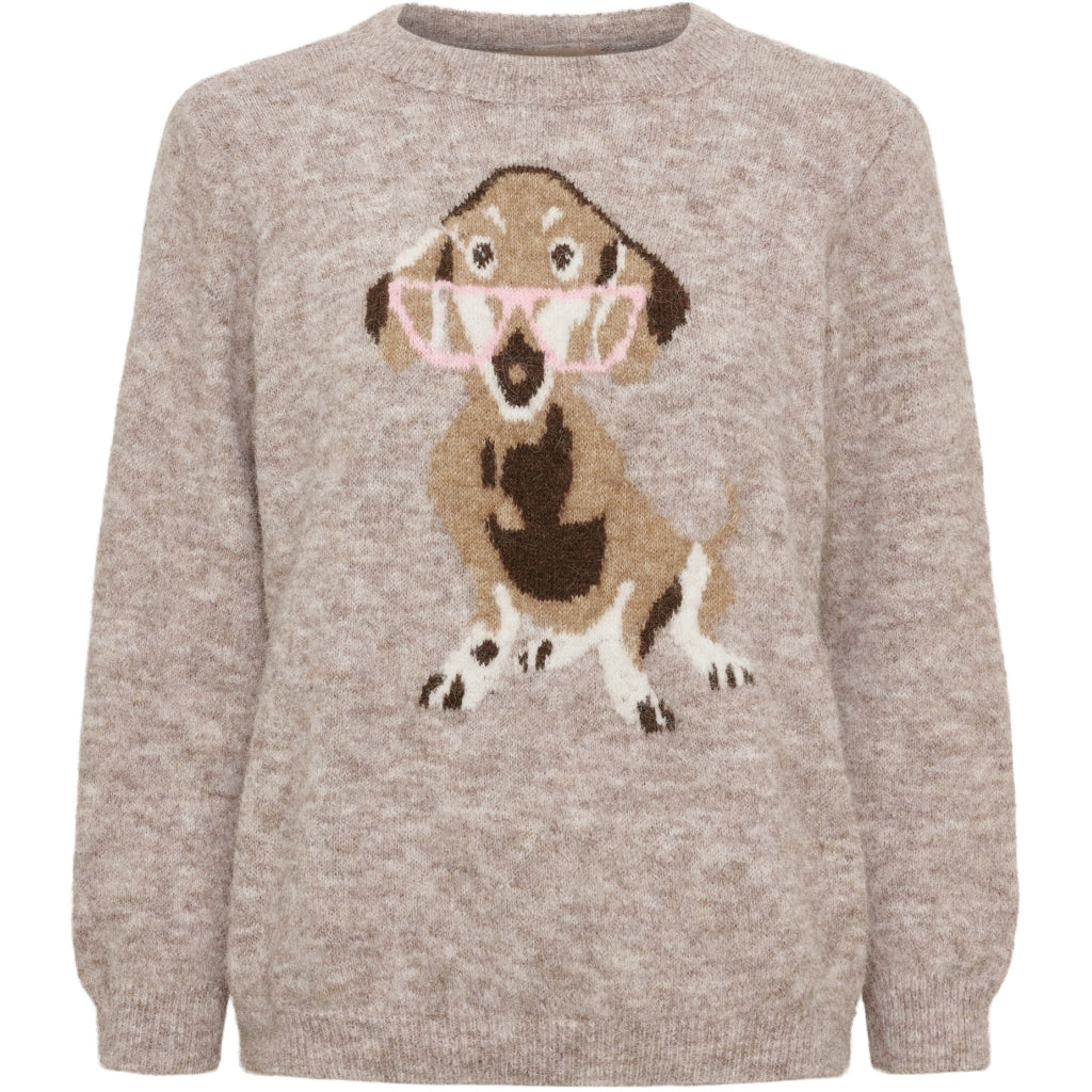 MARTA DU CHATEAU Marta Du Chateau Dame Strik MdcCoraline 9852 Knit Fango Melange