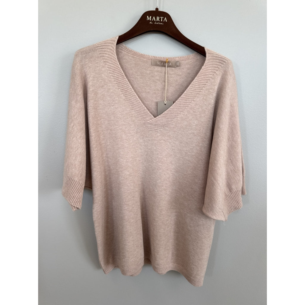 MARTA DU CHATEAU Marta Du Chateau Dame Strik MdcInaya 9587 Knit Camello Melange
