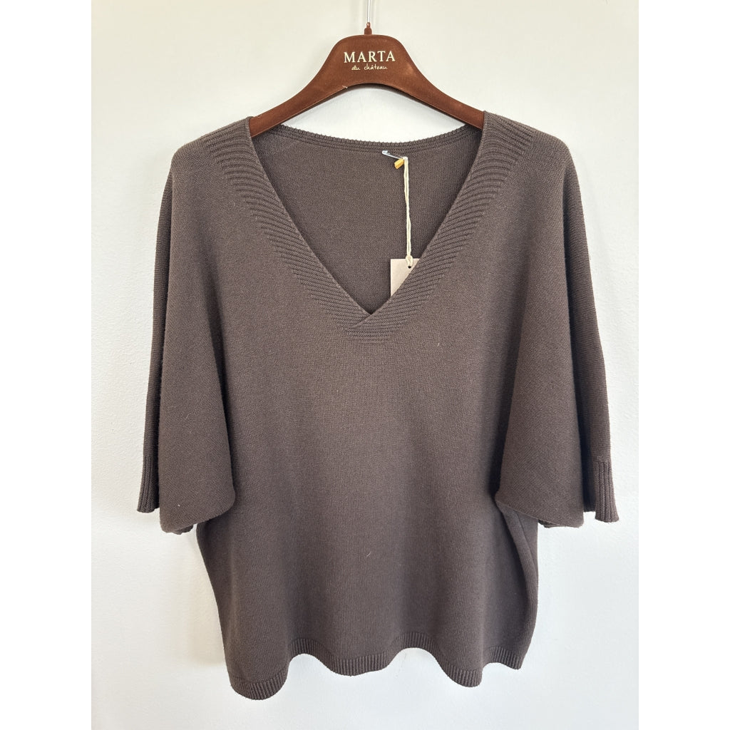 MARTA DU CHATEAU Marta Du Chateau Dame Strik MdcInaya 9587 Knit Chocolate