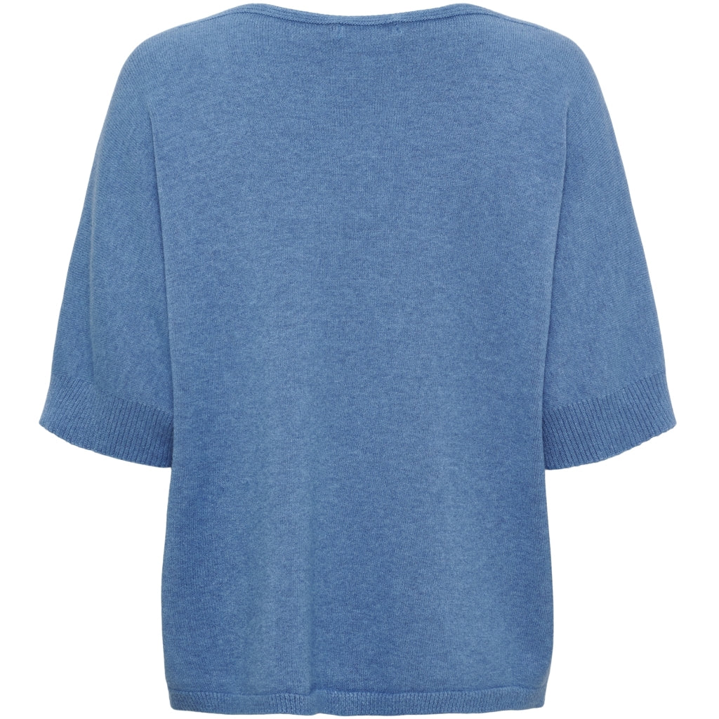 MARTA DU CHATEAU Marta Du Chateau Dame Strik MdcInaya 9587 Knit Jeans Blue Melange