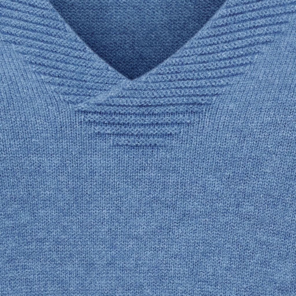 MARTA DU CHATEAU Marta Du Chateau Dame Strik MdcInaya 9587 Knit Jeans Blue Melange