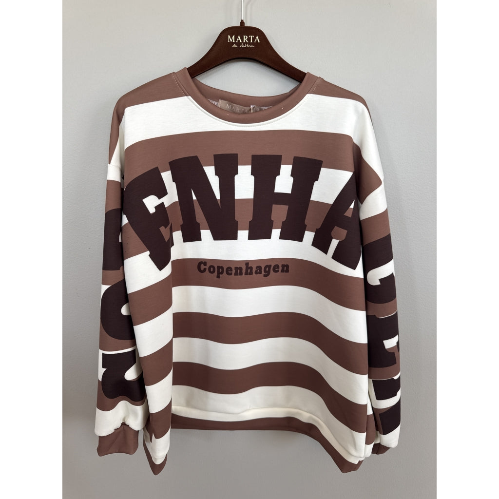 MARTA DU CHATEAU Marta Du Chateau Dame Sweatshirt MdcNerina Sweatshirt Camello/Moro