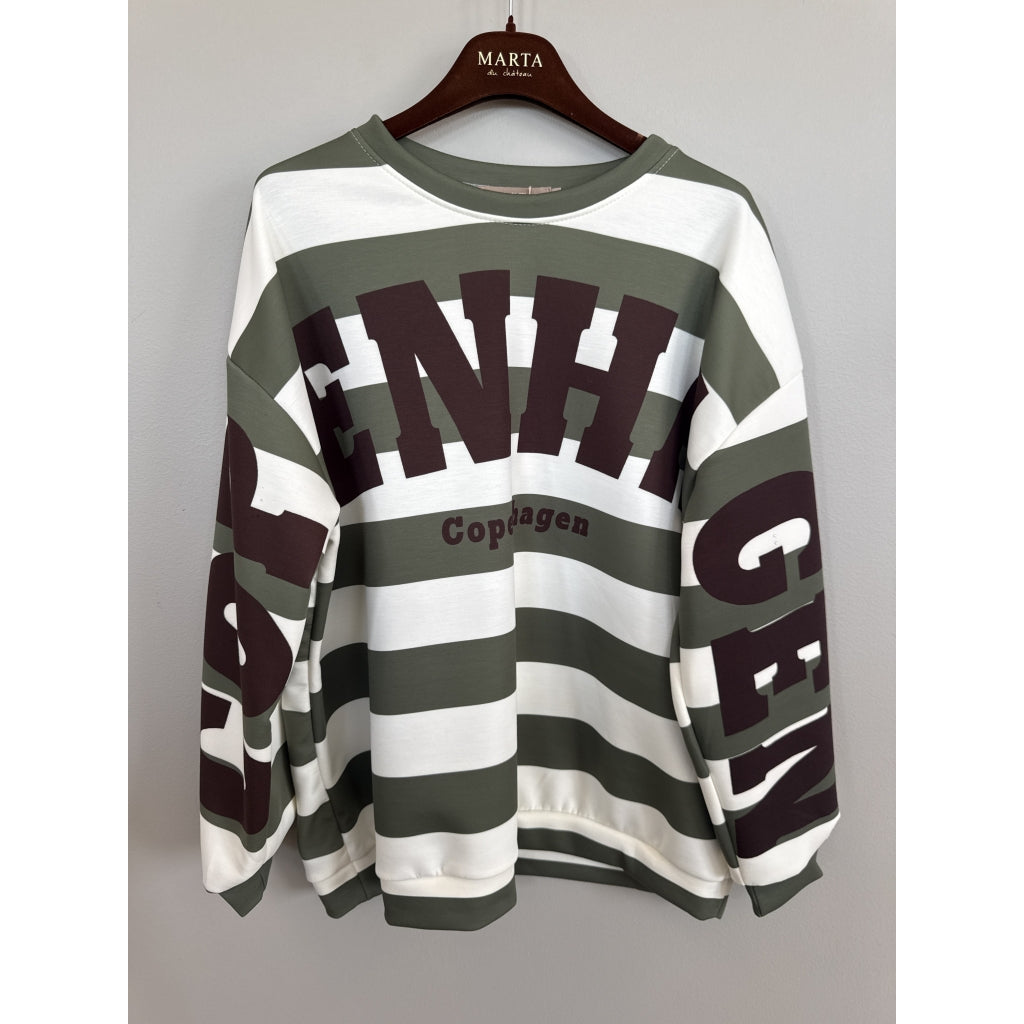 MARTA DU CHATEAU Marta Du Chateau Dame Sweatshirt MdcNerina Sweatshirt Military/Moro