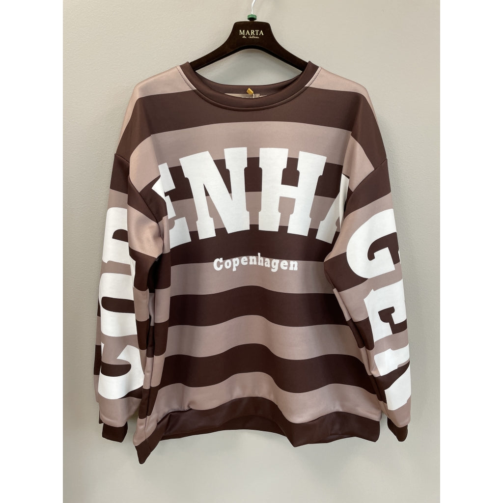 MARTA DU CHATEAU Marta Du Chateau Dame Sweatshirt MdcNerina Sweatshirt Moro/Fango