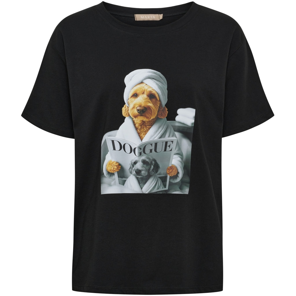 MARTA DU CHATEAU Marta Du Chateau Dame T-Shirt MDCINGE T-shirt Black N2