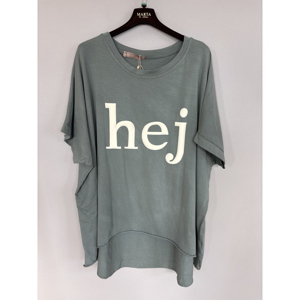 MARTA DU CHATEAU Marta Du Chateau Dame T-shirt MdcJunia T-shirt Kaki/Offwhite