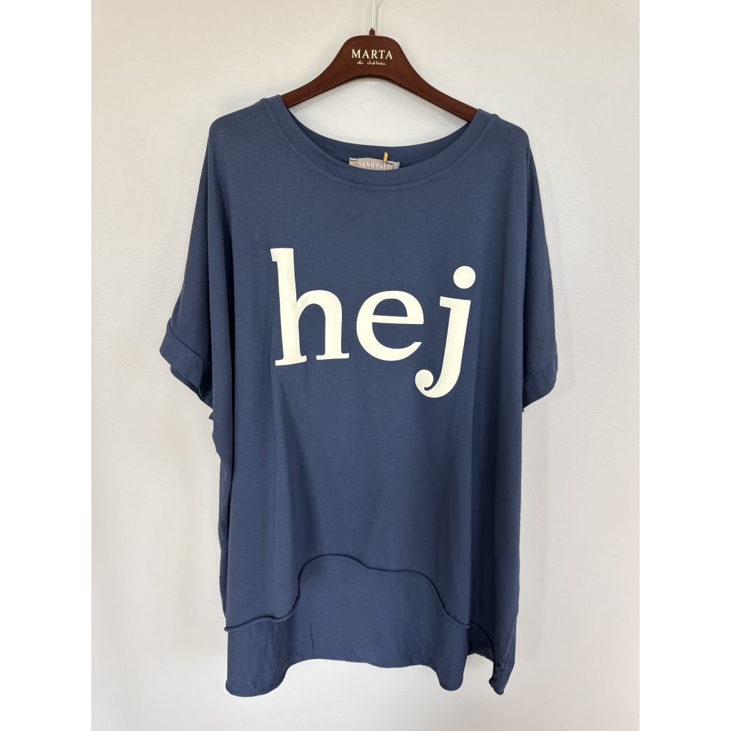 MARTA DU CHATEAU Marta Du Chateau Dame T-shirt MdcJunia T-shirt Navy/Offwhite