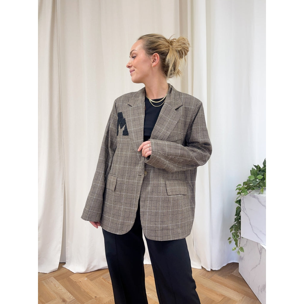 MARTA DU CHATEAU Marta Du Chateau blazer 4971 Restudsalg Check