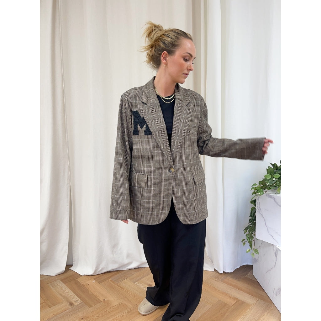 MARTA DU CHATEAU Marta Du Chateau blazer 4971 Restudsalg Check