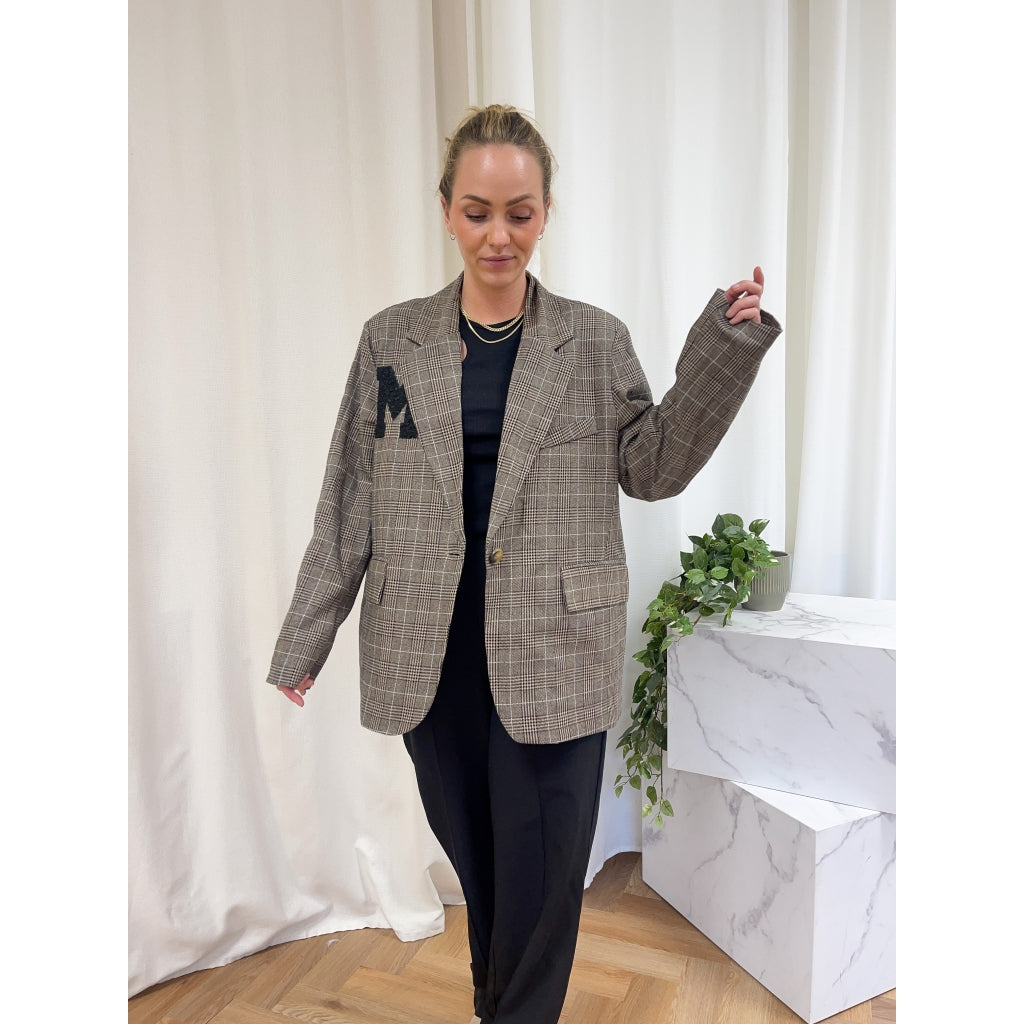 MARTA DU CHATEAU Marta Du Chateau blazer 4971 Restudsalg Check