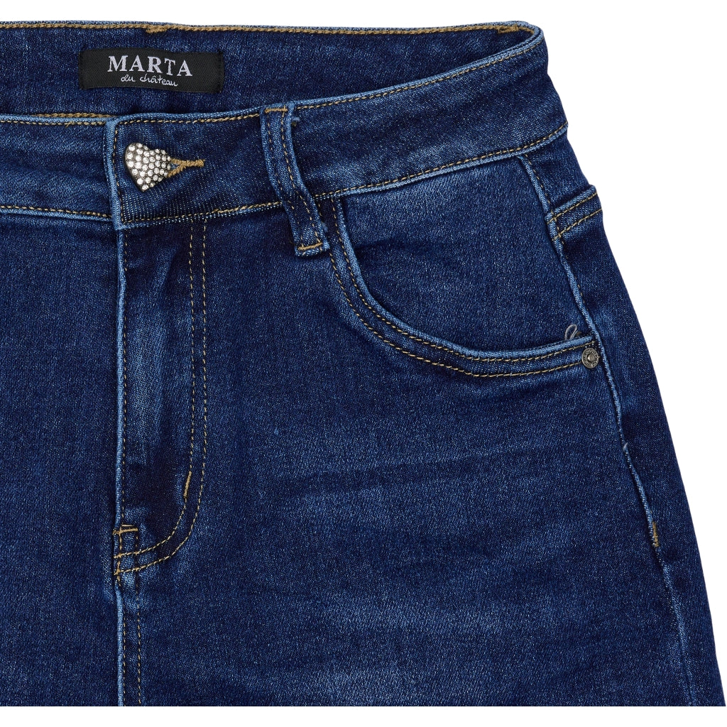 MARTA DU CHATEAU Marta Du Chateau dame Katrine Jeans 3499 Jeans Dark Blue