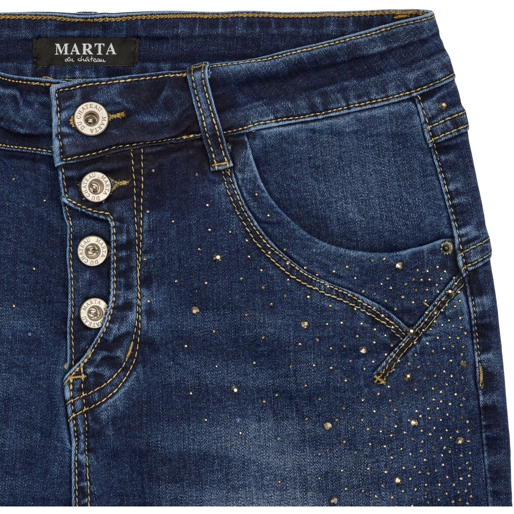 MARTA DU CHATEAU Marta Du Chateau dame Malou Jeans Restudsalg Col/Size