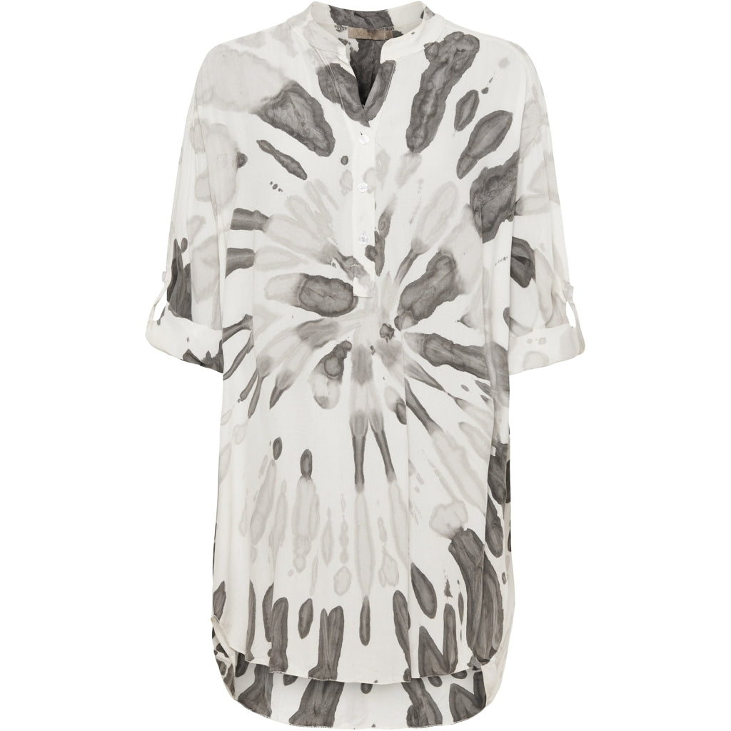 MARTA DU CHATEAU Marta Du Chateau dame bluse 20823 Shirt Grey