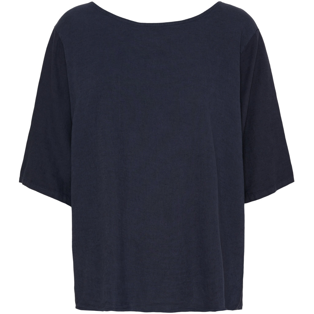 MARTA DU CHATEAU Marta Du Chateau dame bluse 83428 Blouse Navy