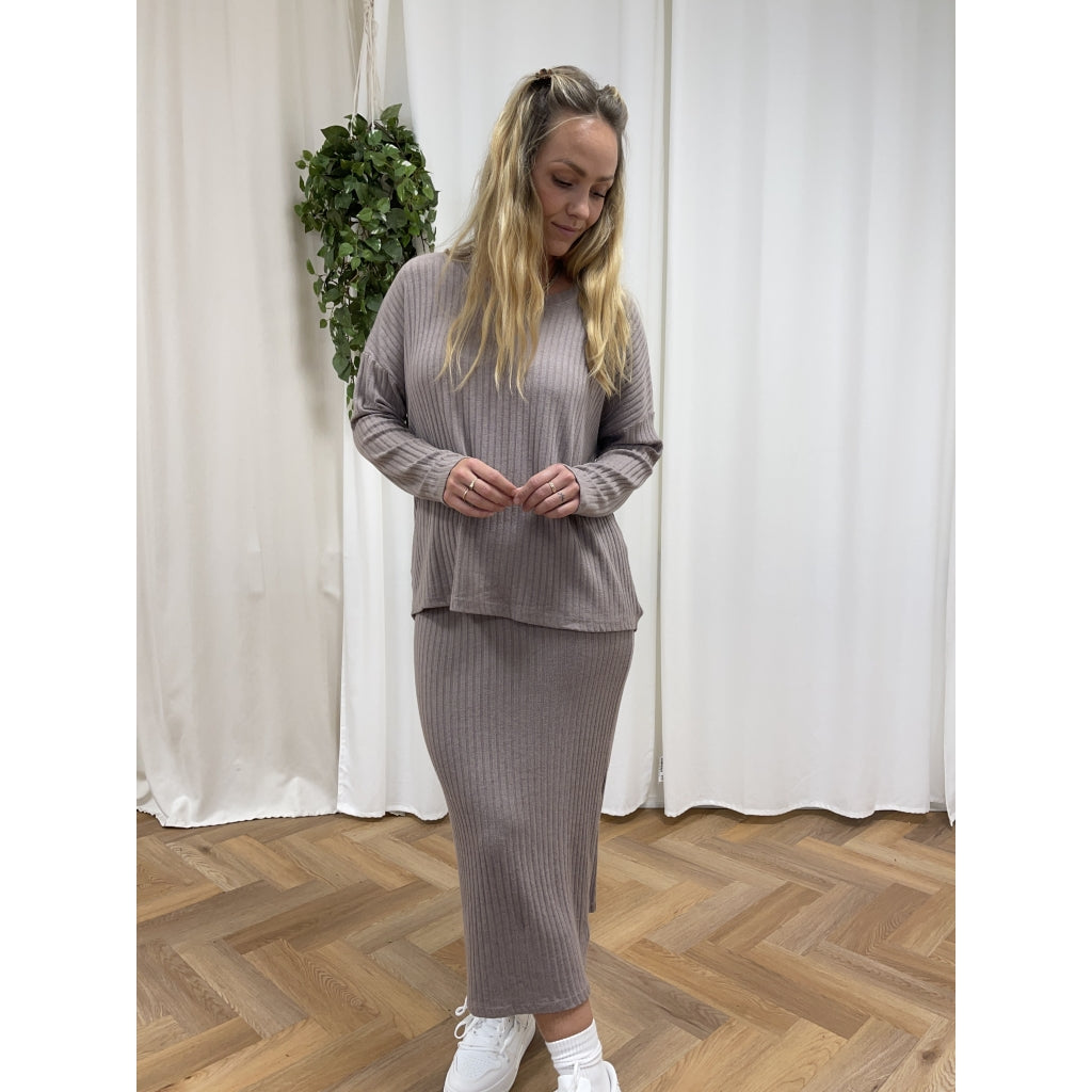 MARTA DU CHATEAU Marta Du Chateau dame bluse MDCAlisha 27180 Restudsalg Fango