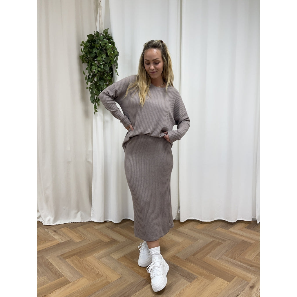 MARTA DU CHATEAU Marta Du Chateau dame bluse MDCAlisha 27180 Restudsalg Fango