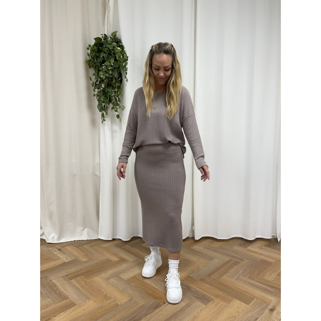 MARTA DU CHATEAU Marta Du Chateau dame bluse MDCAlisha 27180 Restudsalg Fango