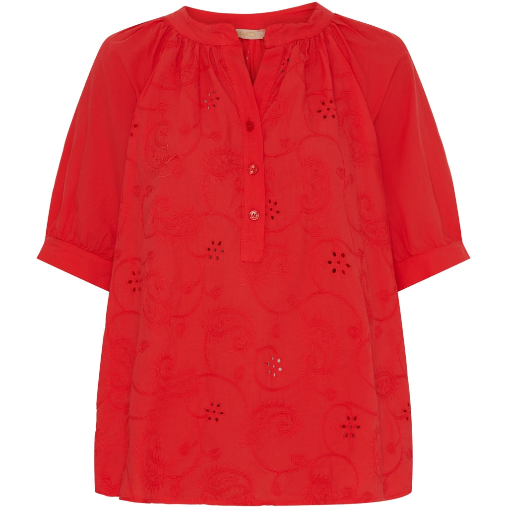 MARTA DU CHATEAU Marta Du Chateau dame bluse MdcAlicia Blouse Red