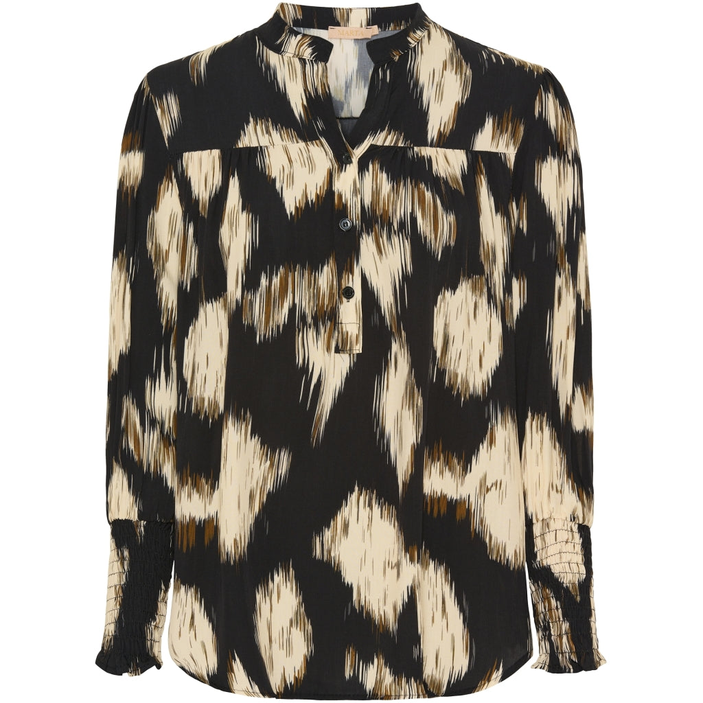 MARTA DU CHATEAU Marta Du Chateau dame bluse MdcFrida 5884 Shirt Nero3396