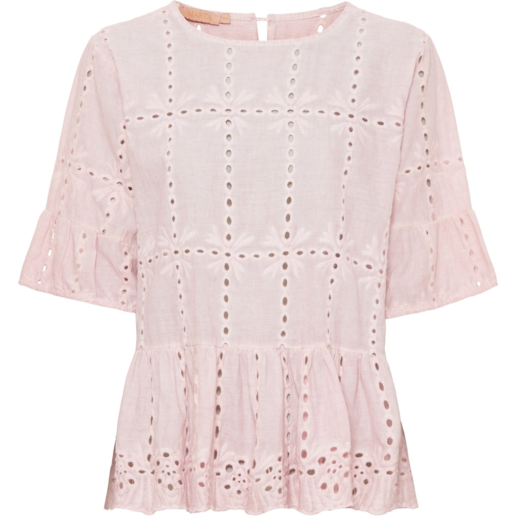 MARTA DU CHATEAU Marta Du Chateau dame bluse MdcLeonora 5711 Restudsalg Rosa antique