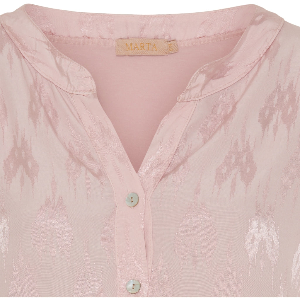 MARTA DU CHATEAU Marta Du Chateau dame bluse MdcMarietta Restudsalg Rosa 206