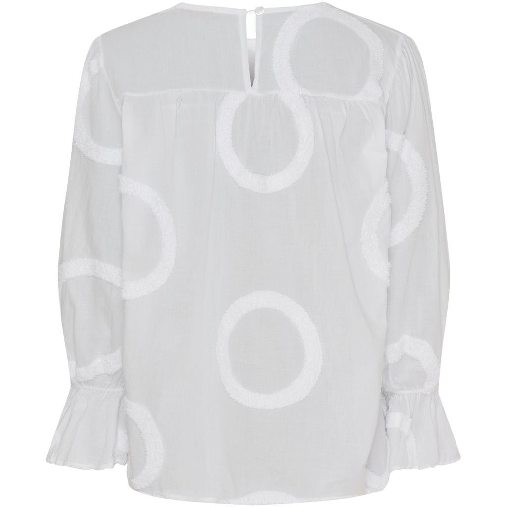 MARTA DU CHATEAU Marta Du Chateau dame bluse MdcVinter Blouse White