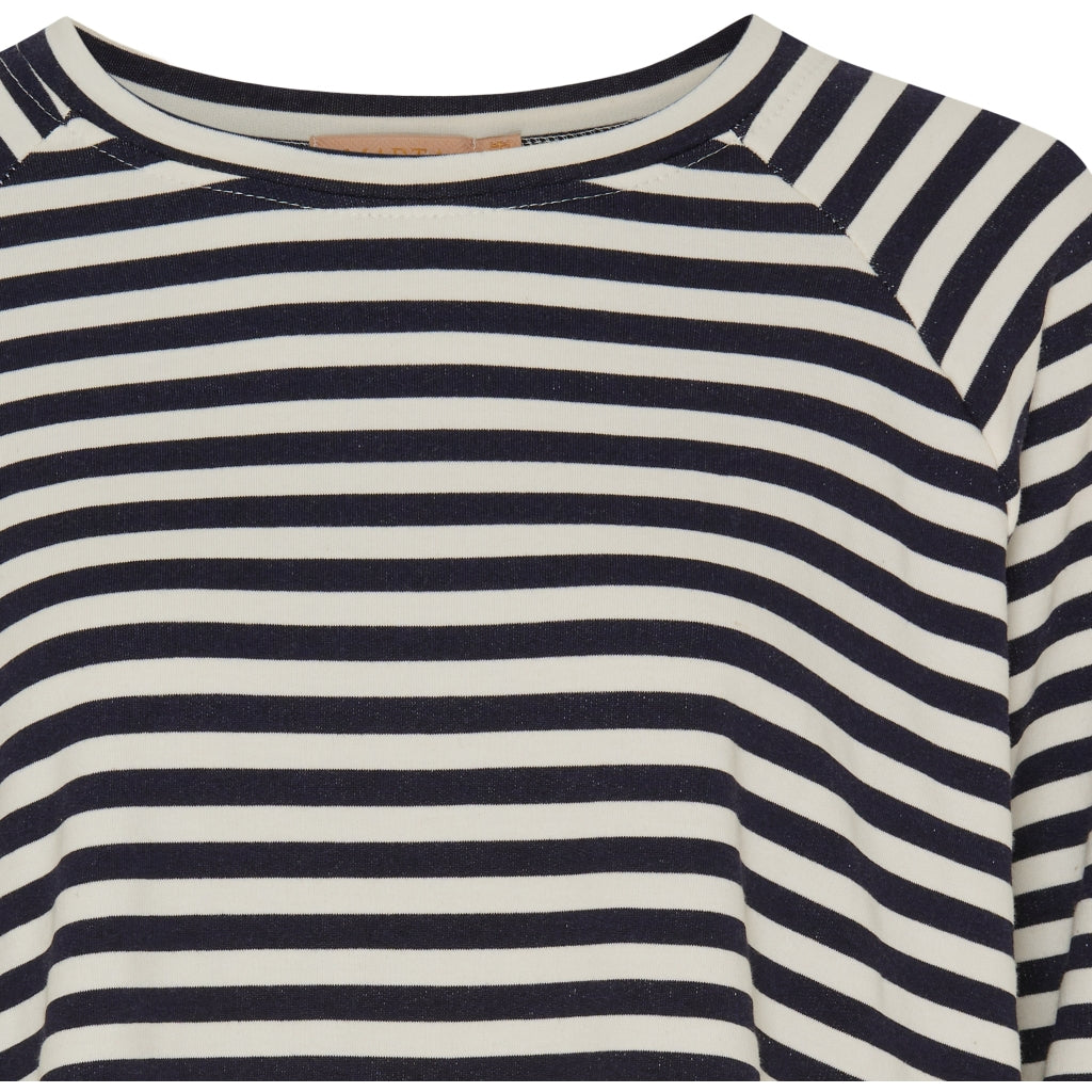 MARTA DU CHATEAU Marta Du Chateau dame bluse MdcWilma Blouse navy/white