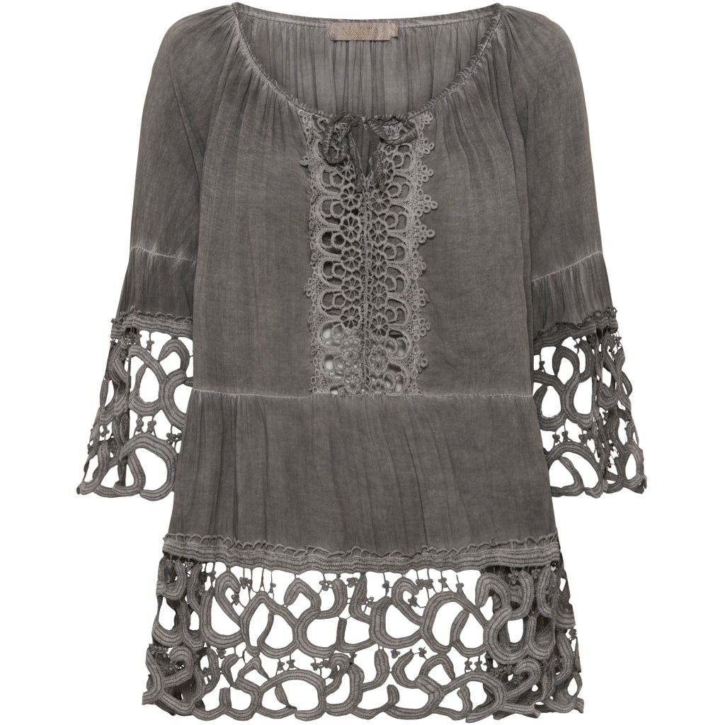 MARTA DU CHATEAU Marta Du Chateau dame bluse MdcZeline 2031 Blouse Black