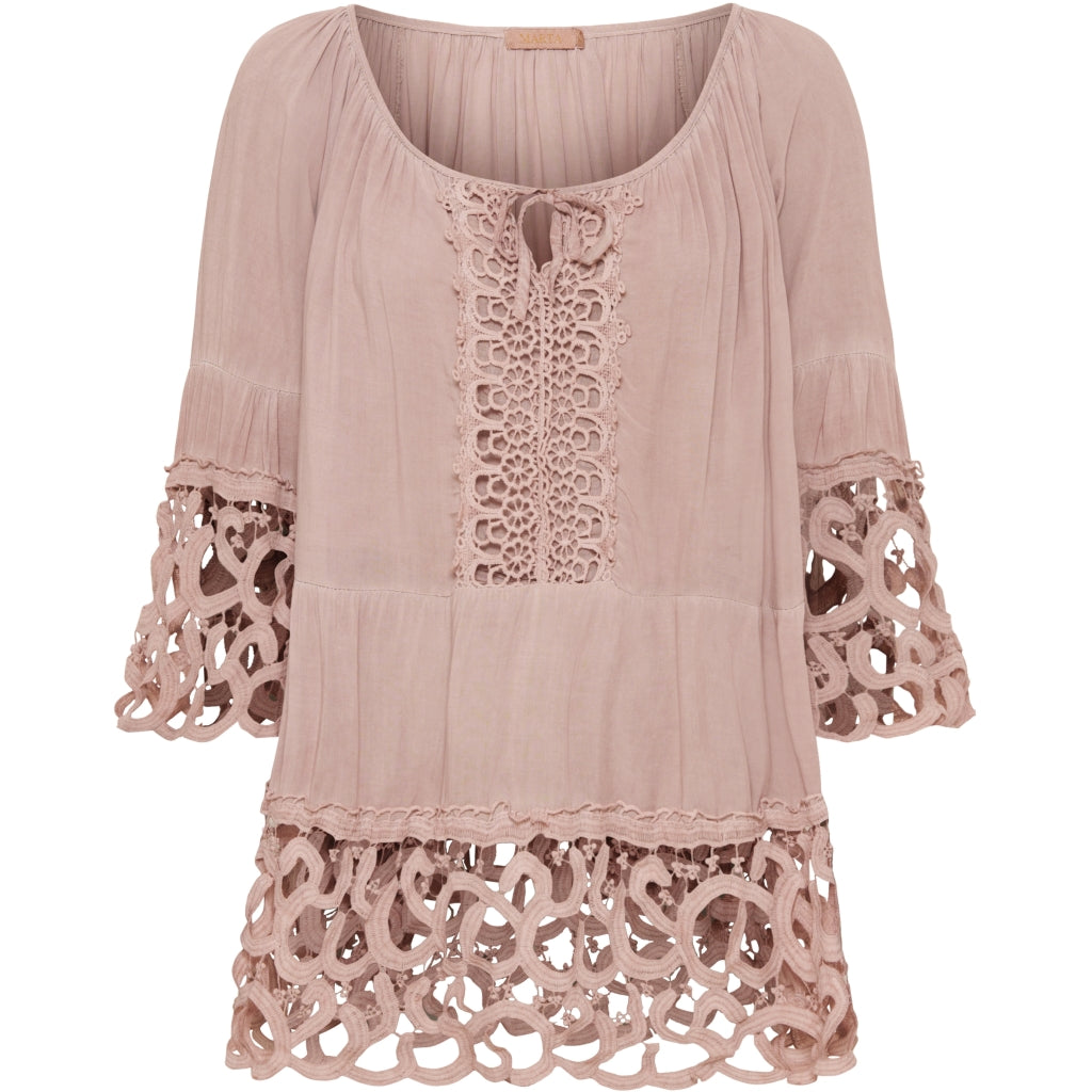 MARTA DU CHATEAU Marta Du Chateau dame bluse MdcZeline 2031 Blouse Cipria rose