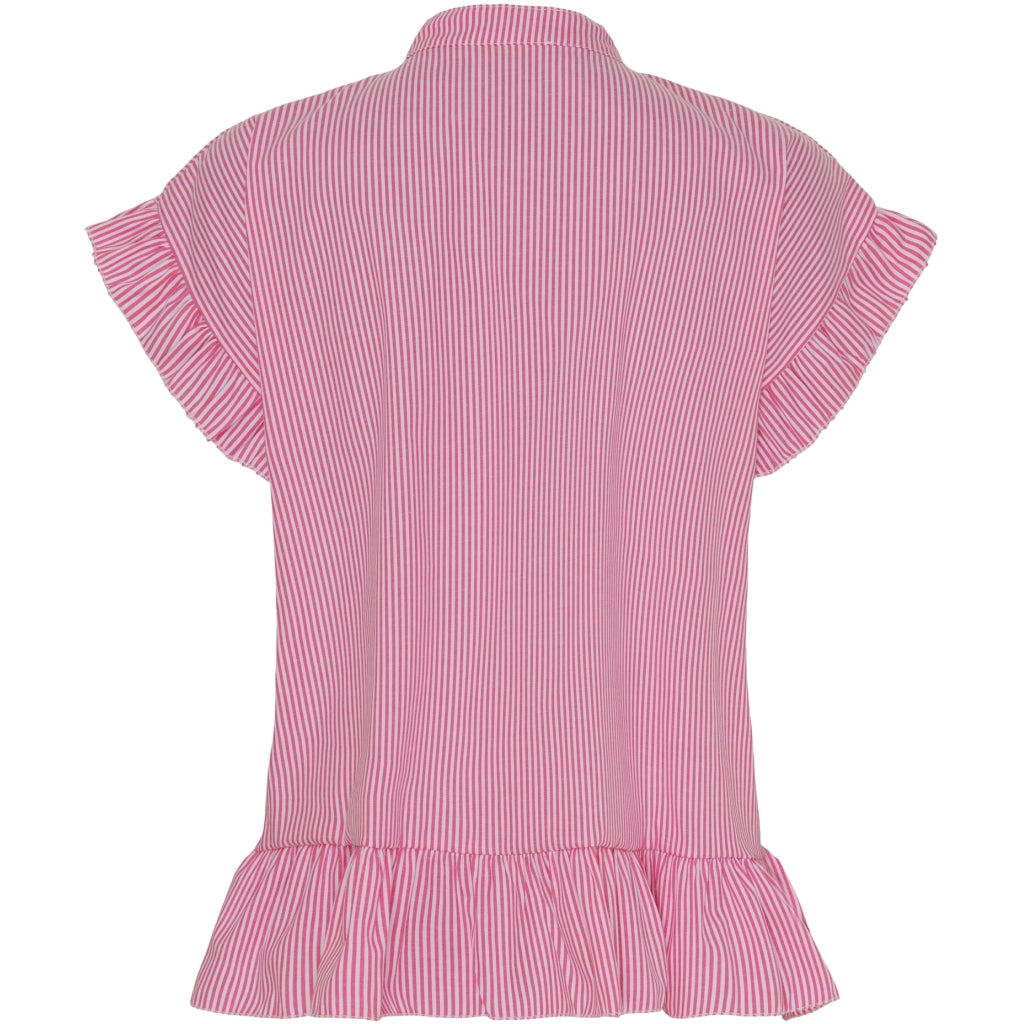 MARTA DU CHATEAU Marta Du Chateau dame bluse Mdclia Restudsalg Fuxia Stripe