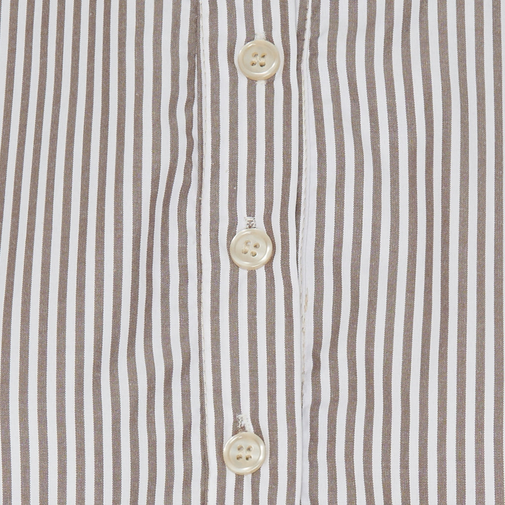 MARTA DU CHATEAU Marta Du Chateau dame bluse Mdclia Restudsalg Macchiato Stripe