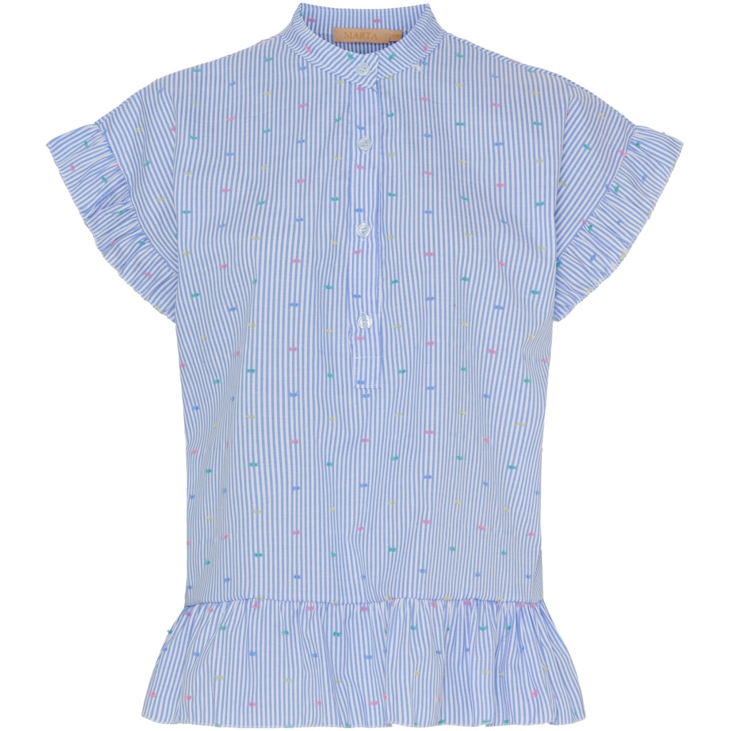 MARTA DU CHATEAU Marta Du Chateau dame bluse Mdclia Restudsalg Skyblueprint2