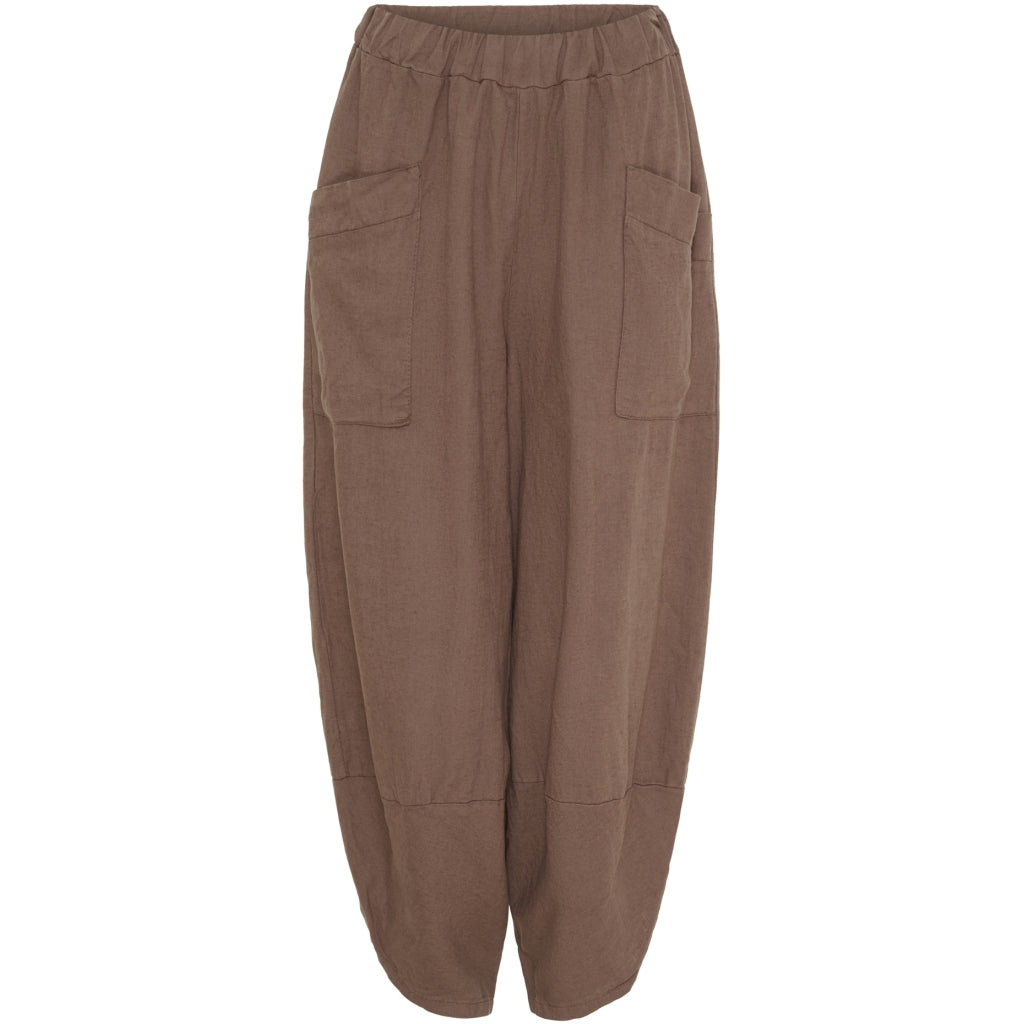 MARTA DU CHATEAU Marta Du Chateau dame bukser MdcMaud 62381-1 Pant Cold brown