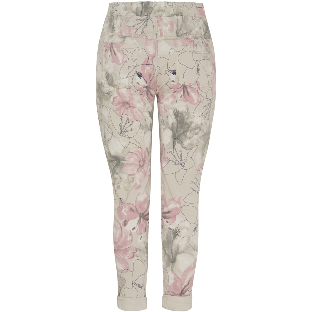 MARTA DU CHATEAU Marta Du Chateau dame bukser MdcMiley Pant BeigeFlower
