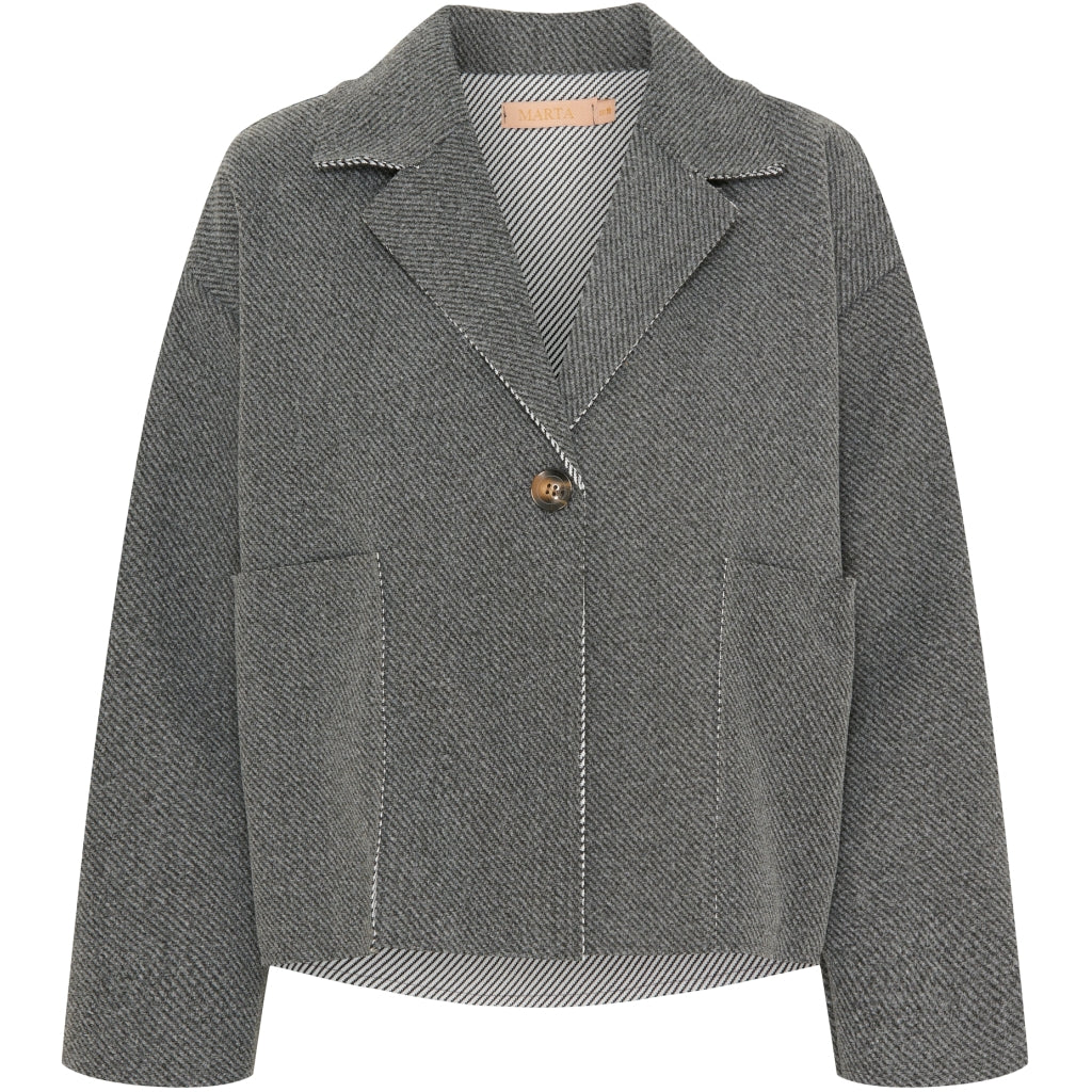 MARTA DU CHATEAU Marta Du Chateau dame jakke MdcAlex 35060 Restudsalg Greymelange