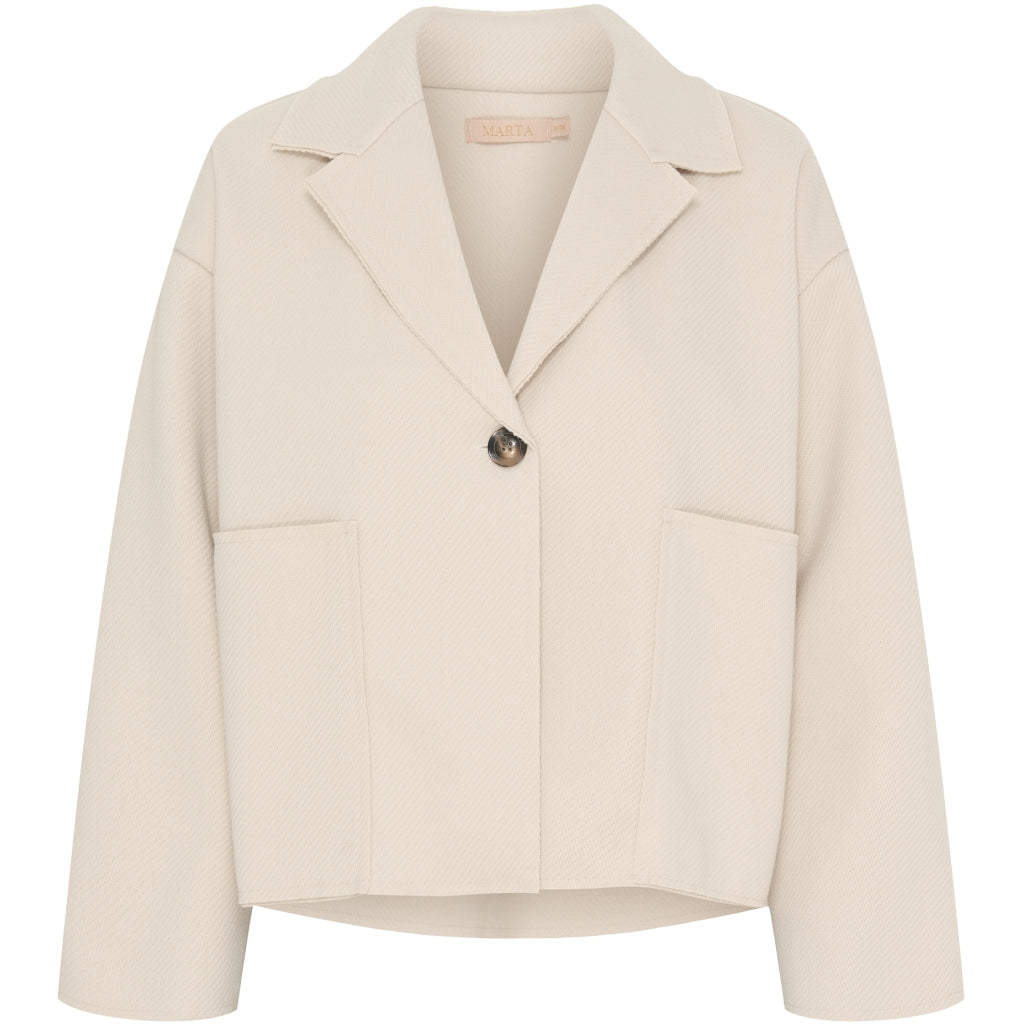 MARTA DU CHATEAU Marta Du Chateau dame jakke MdcAlex 35060 Restudsalg beige4