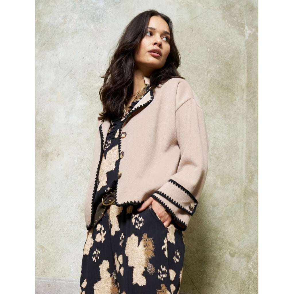 MARTA DU CHATEAU Marta Du Chateau dame jakke MdcAlice 38036 Restudsalg Beige