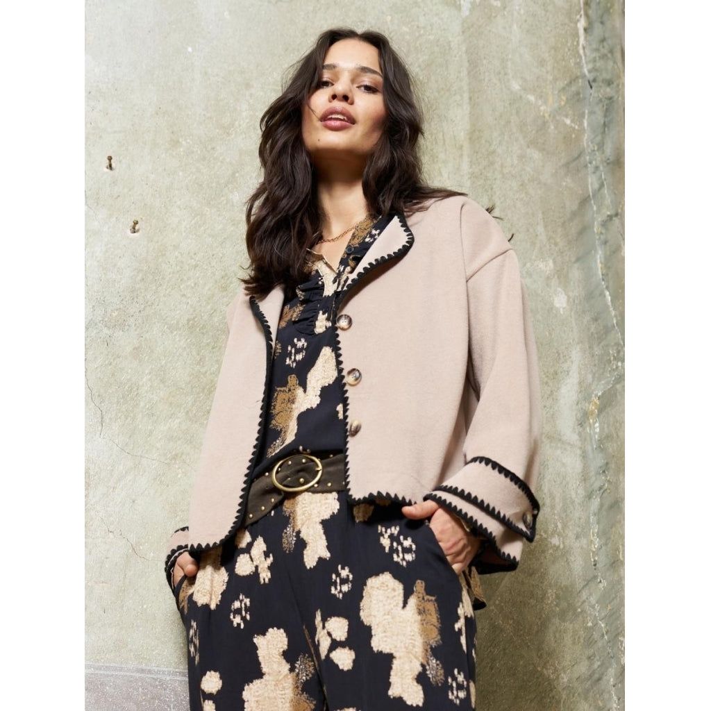 MARTA DU CHATEAU Marta Du Chateau dame jakke MdcAlice 38036 Restudsalg Beige