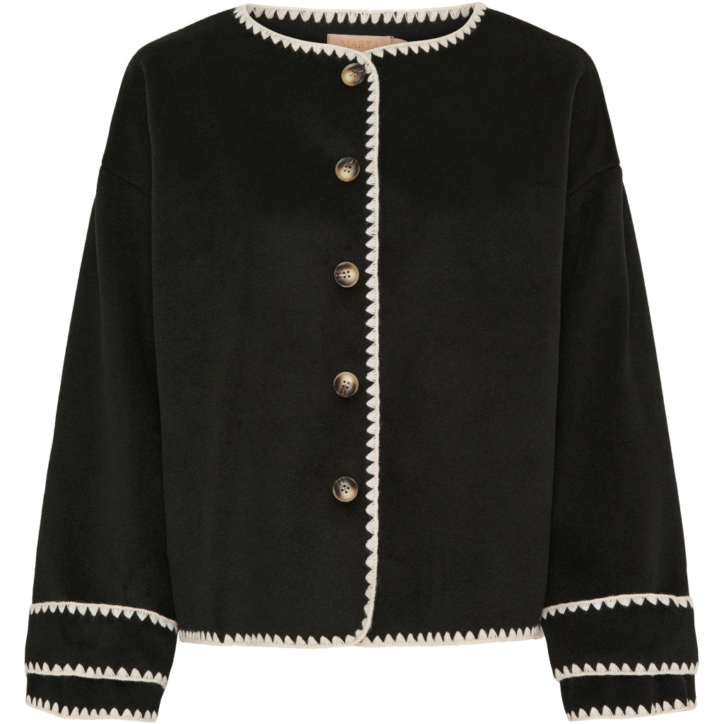 MARTA DU CHATEAU Marta Du Chateau dame jakke MdcAlice 38036 Restudsalg Black