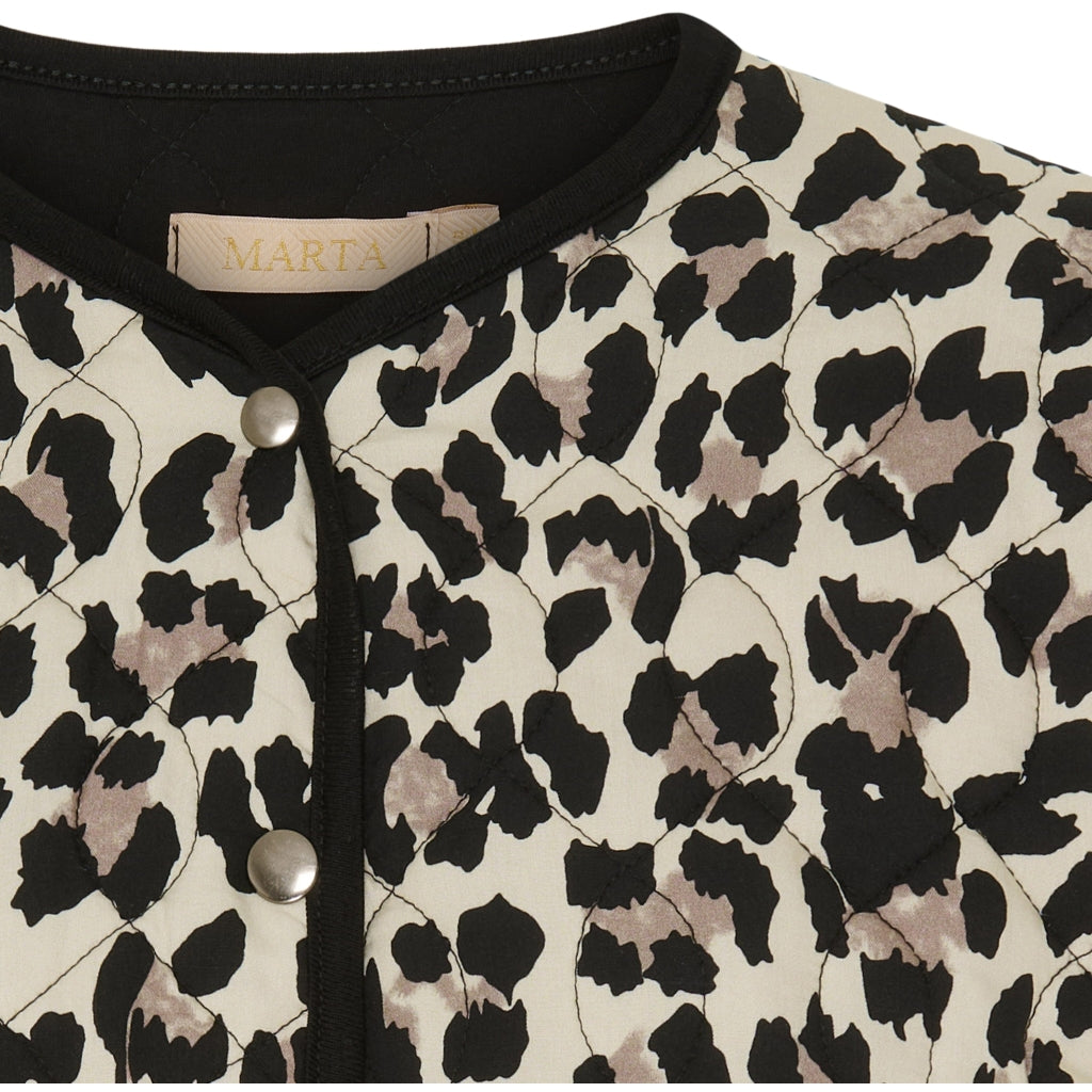 MARTA DU CHATEAU Marta Du Chateau dame jakke MdcRoseanne Jacket Beige Leo