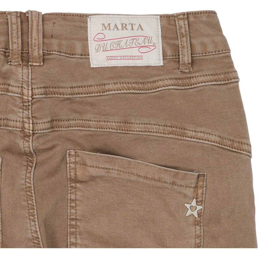 MARTA DU CHATEAU Marta Du Chateau dame jeans MdcBetty Jeans MDC101 Restudsalg Choco