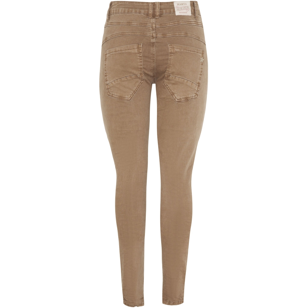 MARTA DU CHATEAU Marta Du Chateau dame jeans MdcBetty Jeans MDC101 Restudsalg Choco