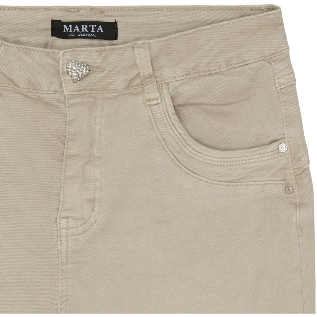 MARTA DU CHATEAU Marta Du Chateau dame jeans Emma 2573-14 Jeans Beige