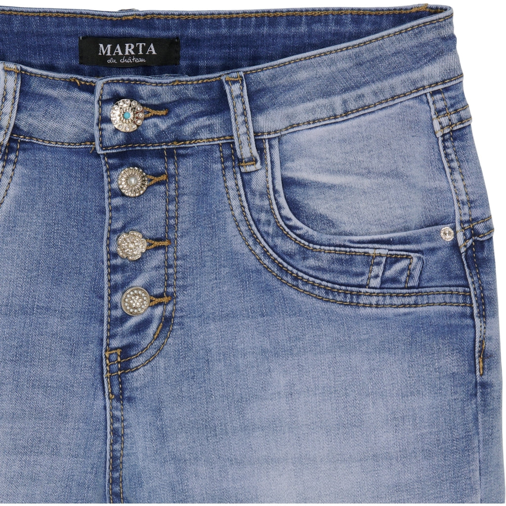 MARTA DU CHATEAU Marta Du Chateau dame jeans Emma 2615 Jeans Denimbluedenim