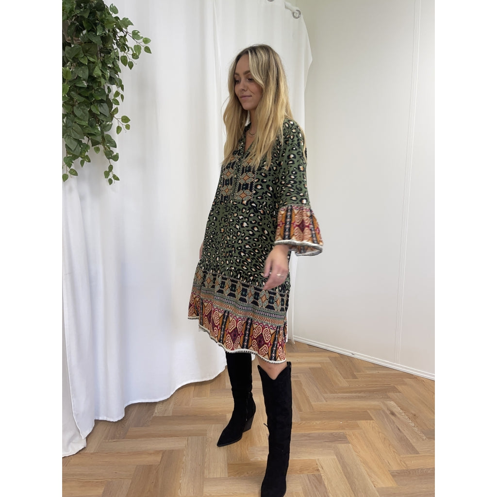 MARTA DU CHATEAU Marta Du Chateau dame kjole 1240 Dress Kaki